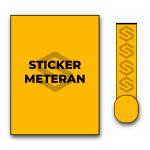 Sticker Meteran / Large Format / Outdoor